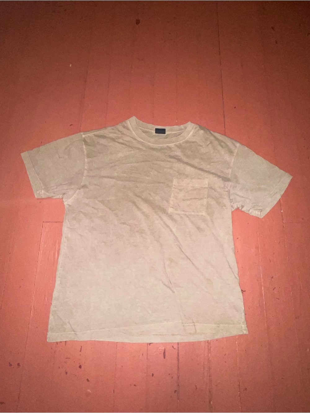 Cotton On Men's Pocket Tee in Light Beige